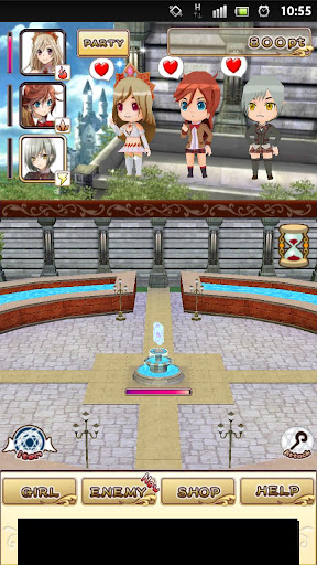 画像ギャラリー | Android向けゲーム「触って倒して恋をして、美少女戦隊3D」が配信スタート