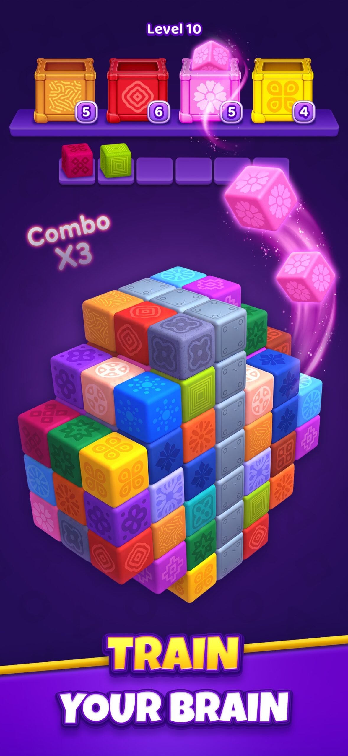 Cube Tap Sort スクリーンショット1